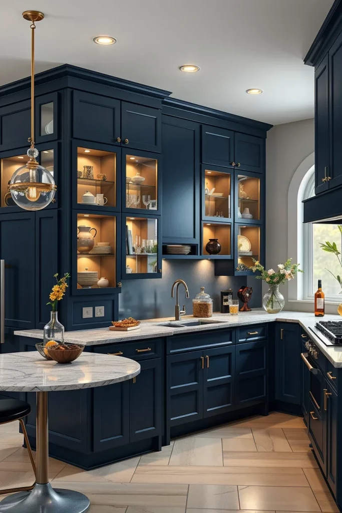 56 Navy Blue Kitchen Interior Design Ideas For A Stylish And Artistic Home