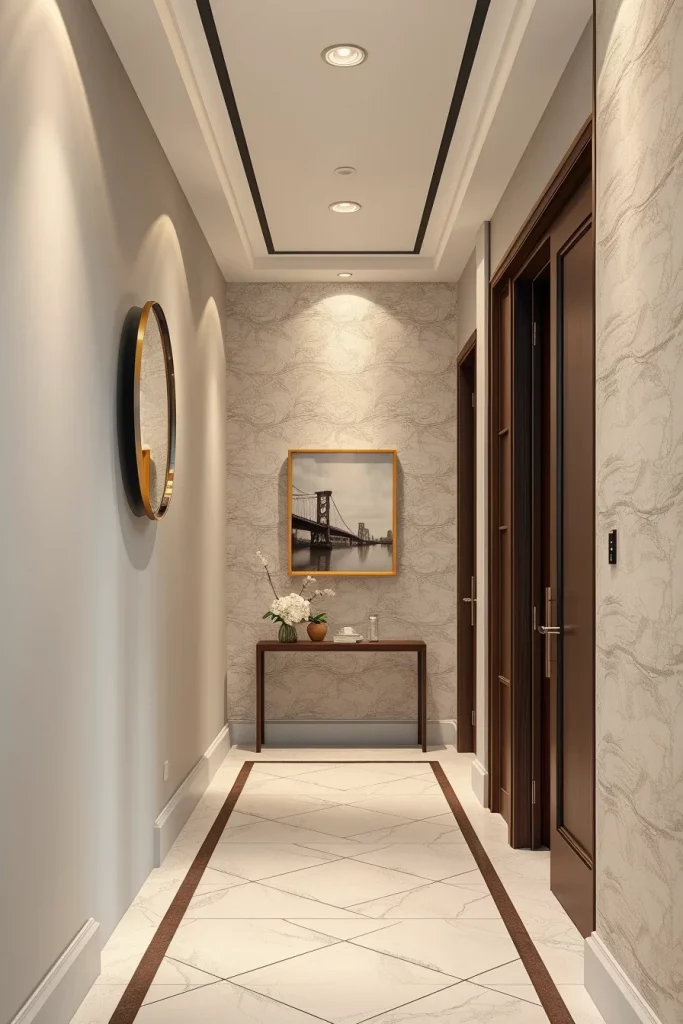57 Modern Narrow Hallway Decorating Ideas To Transform Small Spaces