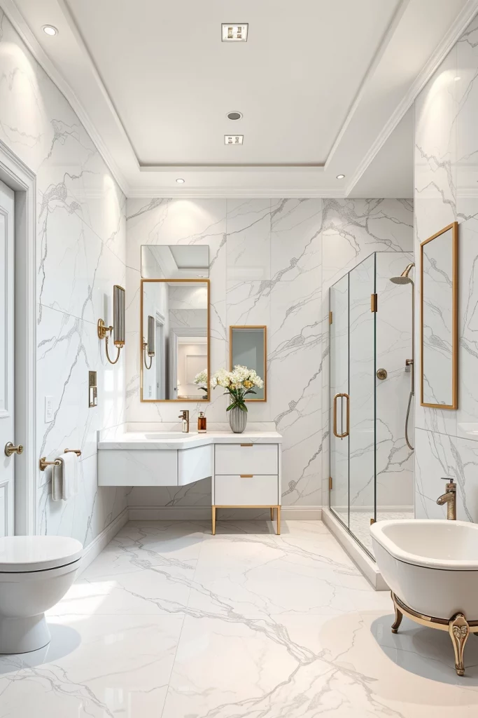 58 White Bathroom Decor Styling Ideas For A Timeless And Elegant Space