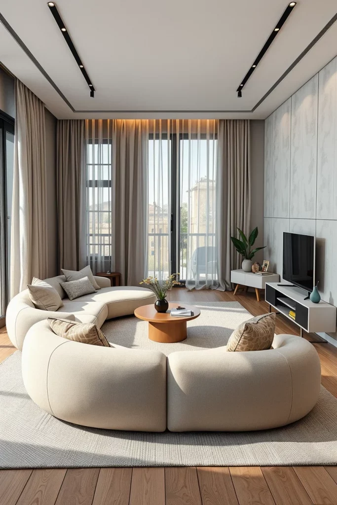 60 Curved Furniture Small Living Room Design Ideas To Maximize Style And Space