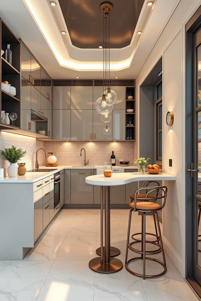 57 Curved Furniture Small Kitchen Design Ideas For A Stylish And Space-Saving Home