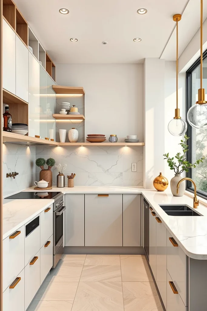 58 Open Shelving Ideas For Small Kitchens That Maximize Style And Storage