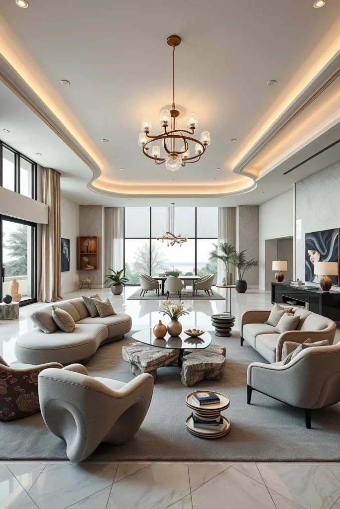 55 Open Concept Living Room Design Ideas For Stylish And Modern Homes