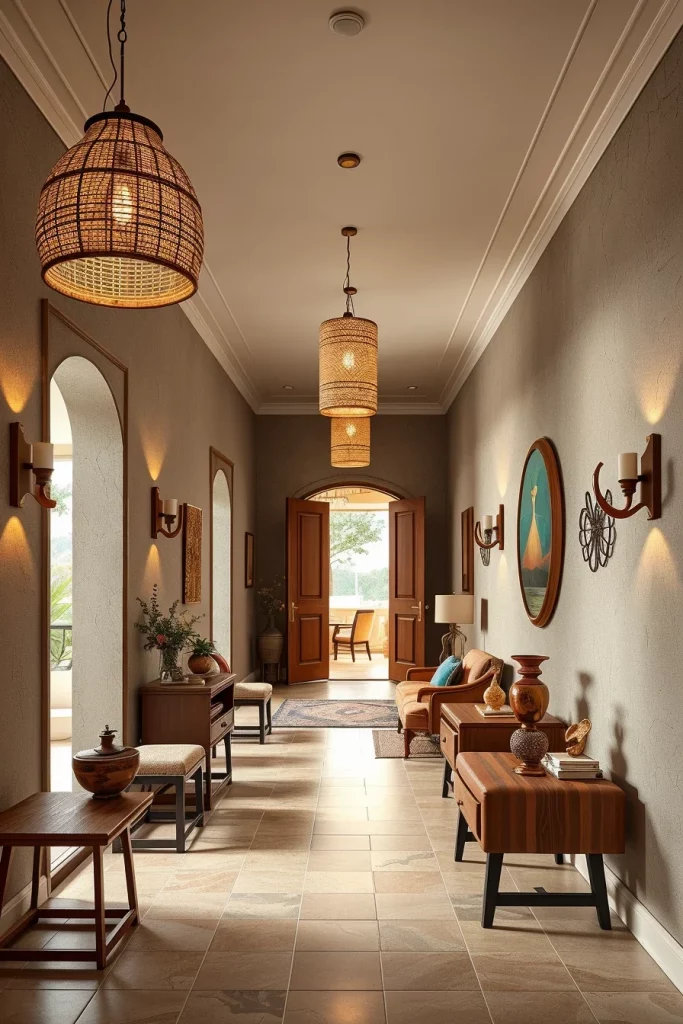 60 Afrohemian Hallway Decor Ideas To Create A Stylish And Cultural Entryway