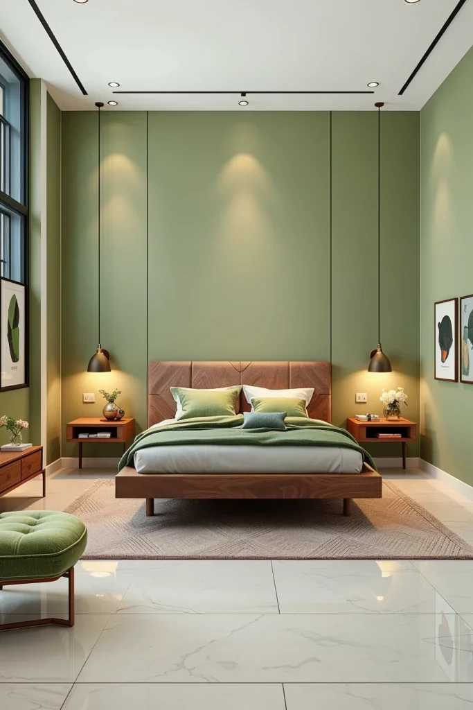 55 Modern Green Bedroom Ideas For A Stylish And Refreshing Retreat