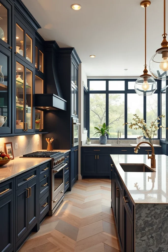 56 Navy Blue Kitchen Interior Design Ideas For A Stylish And Artistic Home