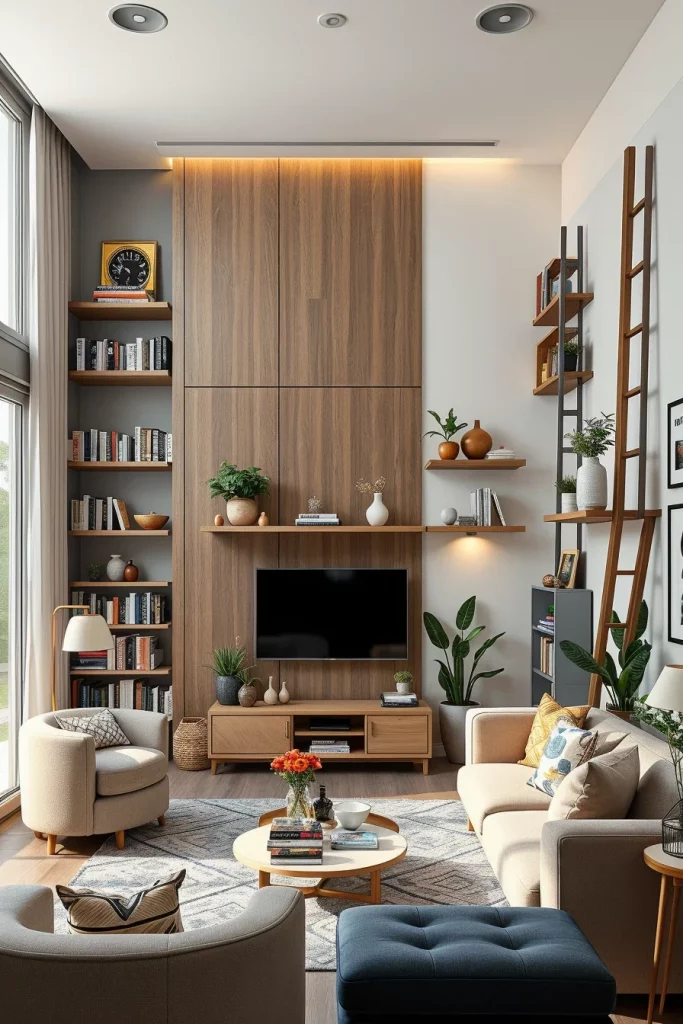 57 Small Space-Saving Living Room Ideas To Maximize Every Inch