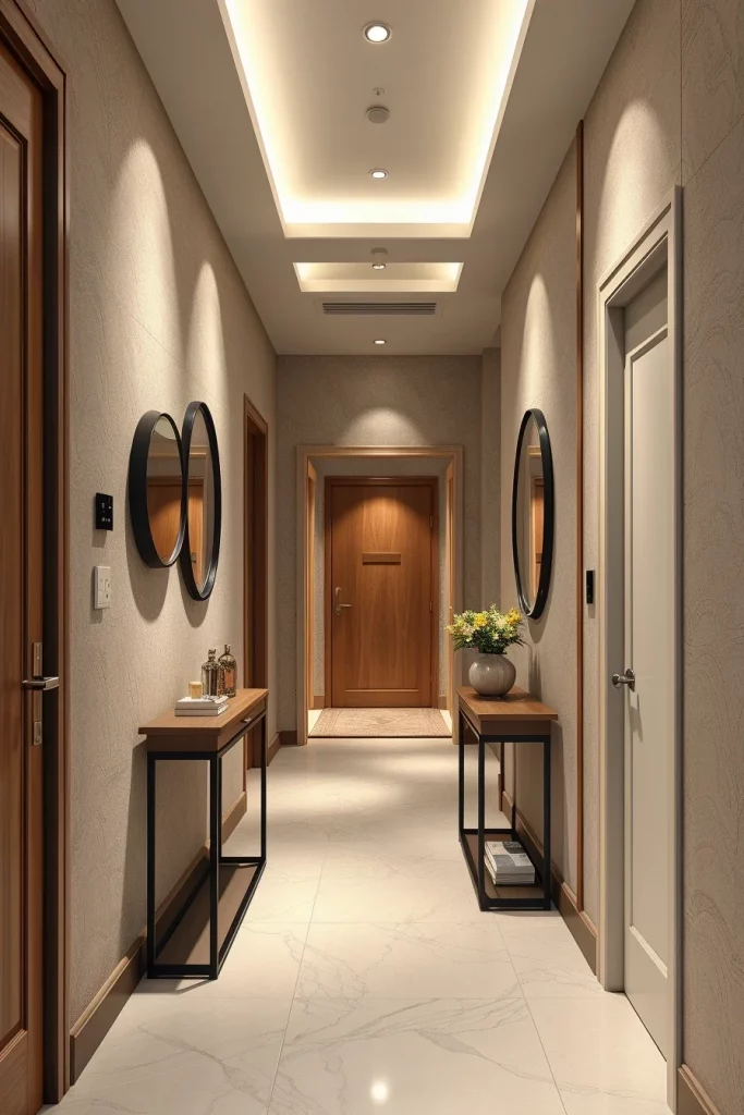 57 Modern Narrow Hallway Decorating Ideas To Transform Small Spaces