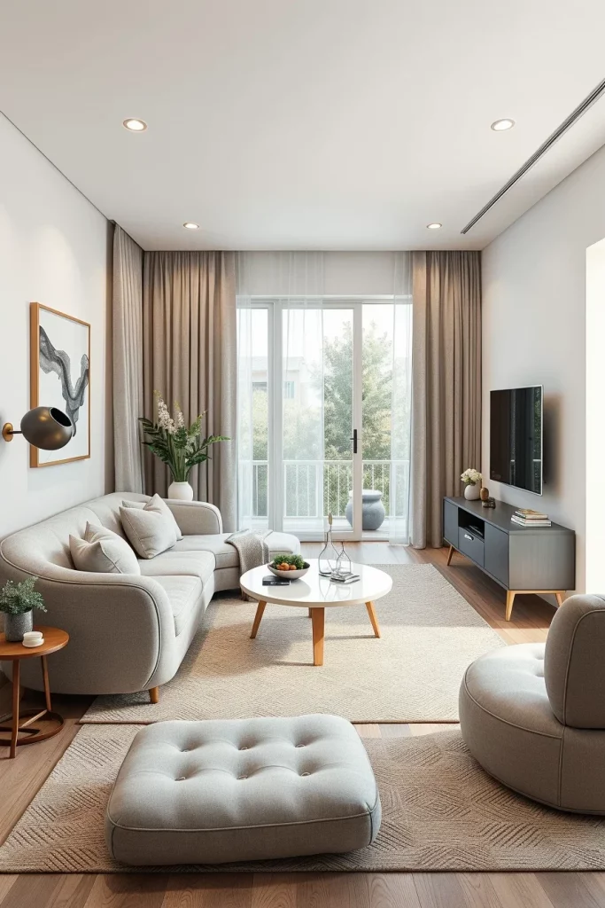 60 Curved Furniture Small Living Room Design Ideas To Maximize Style And Space