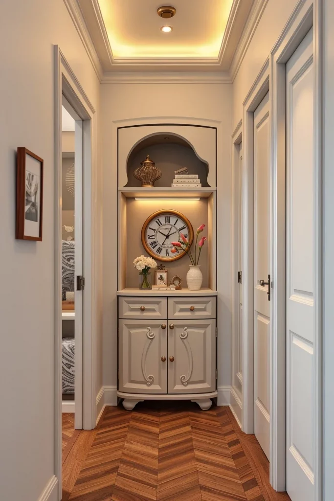 53 Curved Furniture Small Hallway Design Ideas For A Stylish And Space-Saving Entryway