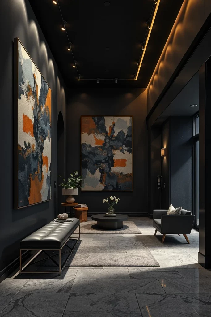 55 Modern Dark Hallway Ideas For A Stylish And Dramatic Home Entrance
