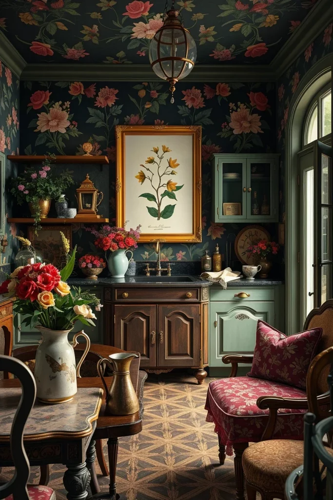 53 Dark Cottagecore Kitchen Ideas For A Cozy And Moody Home