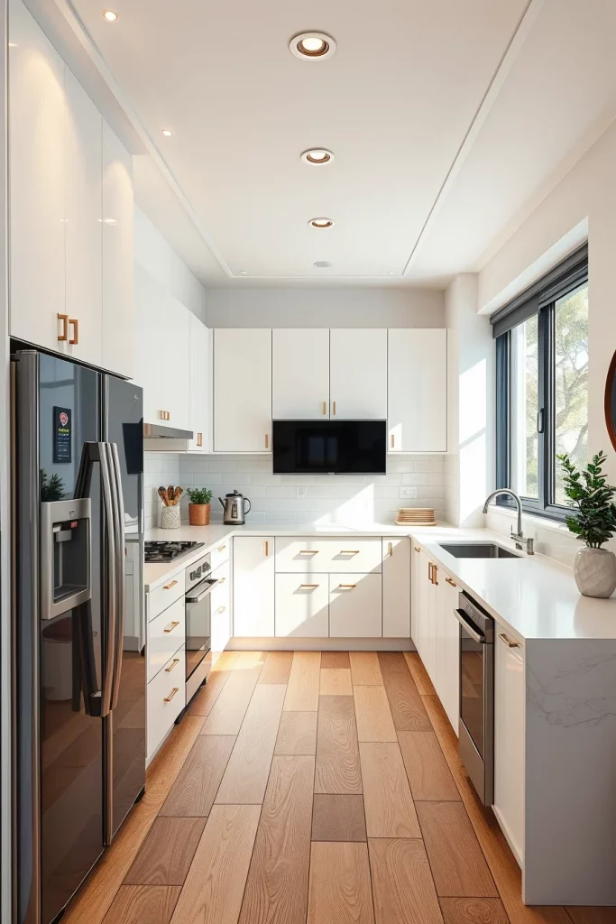 54 Compact Kitchen Design With Smart Storage Ideas For Stylish Small Spaces