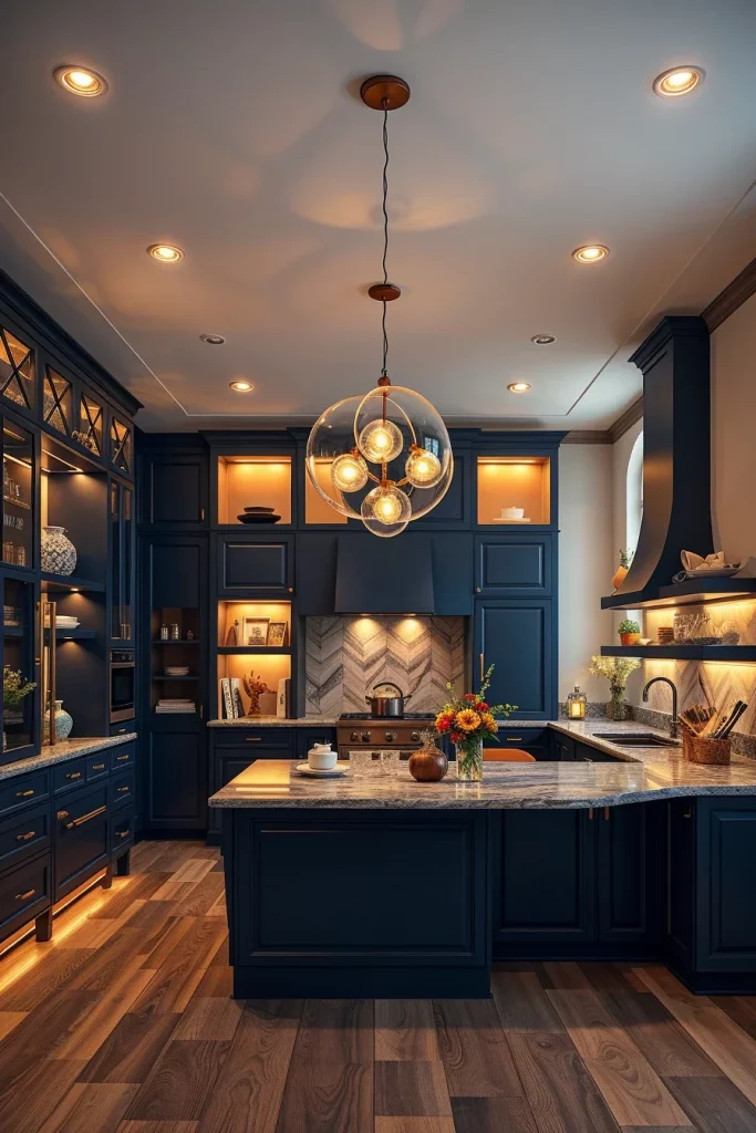 56 Navy Blue Kitchen Interior Design Ideas For A Stylish And Artistic Home