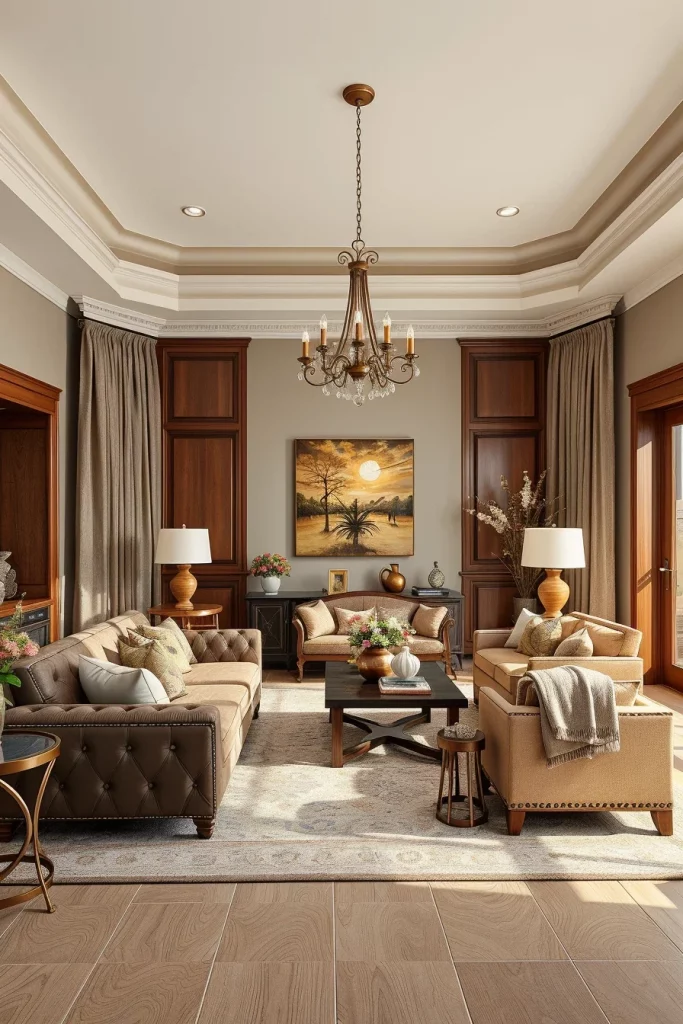 59 Chocolate Brown Living Room Ideas For A Cozy And Elegant Home