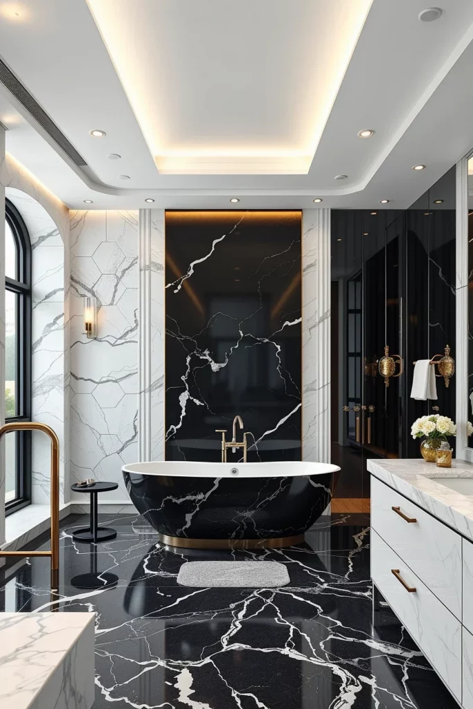54 Black And White Bathroom Decor Ideas For A Stylish And Timeless Space