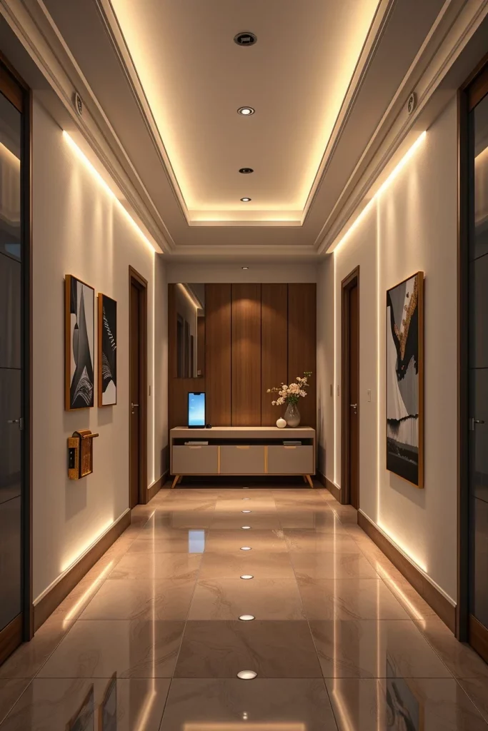 58 Modern Hallway Lighting Ideas To Brighten And Elevate Your Home