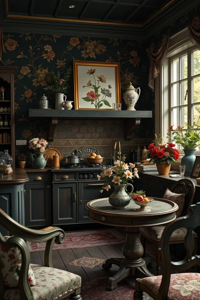 53 Dark Cottagecore Kitchen Ideas For A Cozy And Moody Home