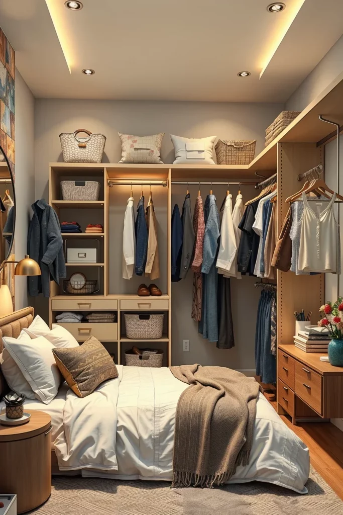 57 Small Bedroom Storage Ideas To Maximize Space In Style