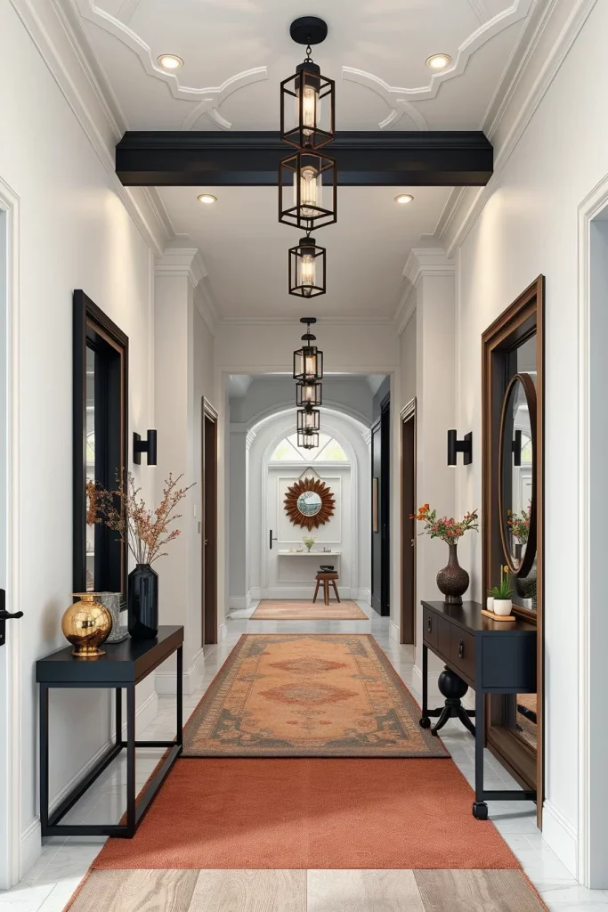 59 Modern Hallway Decor Styling Ideas To Create A Stunning Entryway
