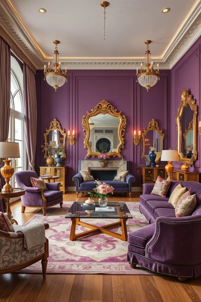 57 Plum Living Room Ideas For A Luxurious And Stylish Home