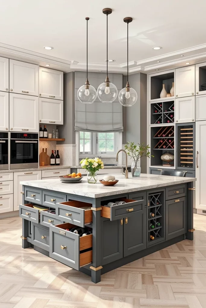 56 Gray White Kitchen Organization Ideas For A Stylish And Clutter-Free Space