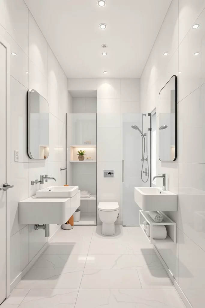 58 White Bathroom Decor Styling Ideas For A Timeless And Elegant Space