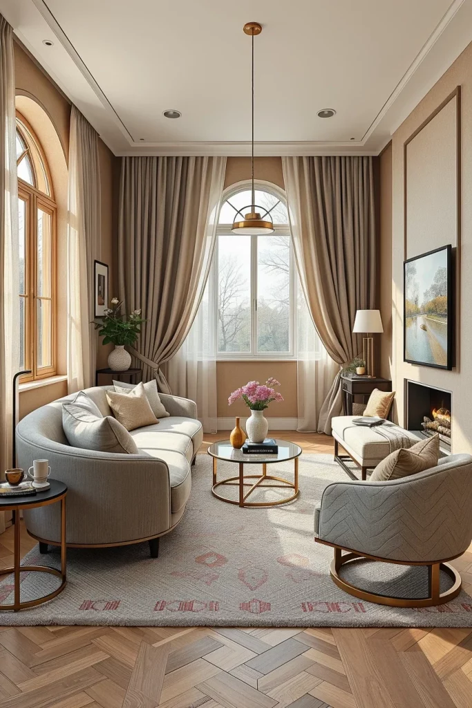 60 Curved Furniture Small Living Room Design Ideas To Maximize Style And Space