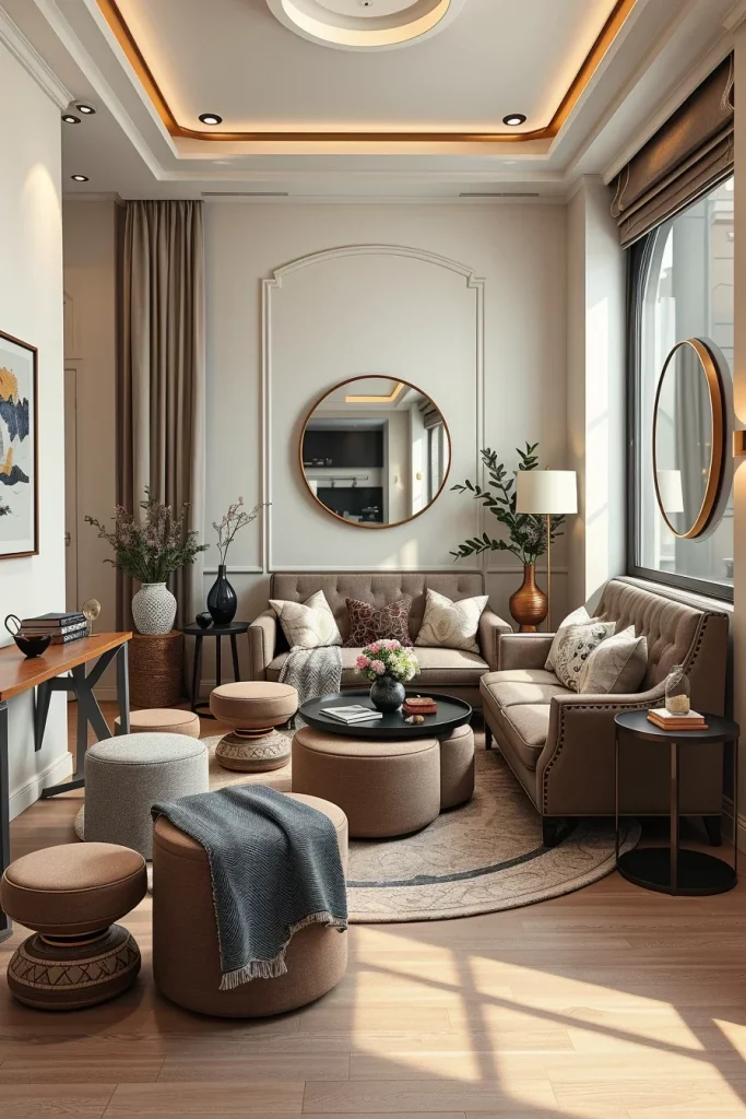 58 Curved Furniture Small Bedroom Design Ideas For Stylish Compact Spaces