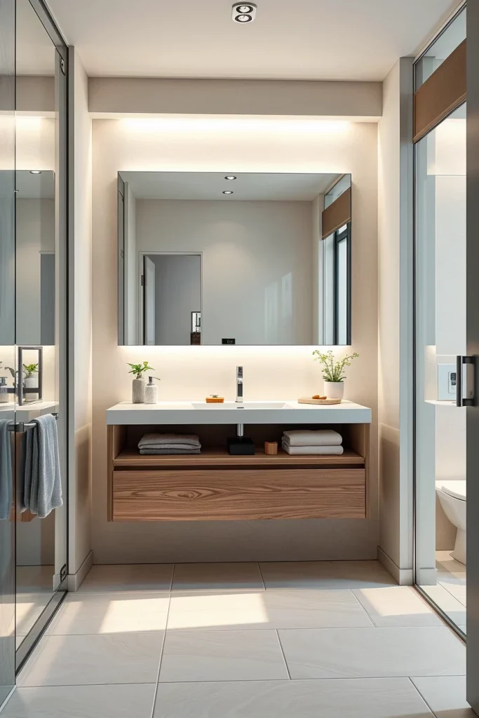 51 Space-Saving Bathroom Ideas To Maximize Style And Storage