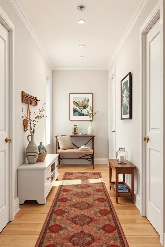 54 Small Hallway Makeover Ideas Budget That Transform Tiny Entryways