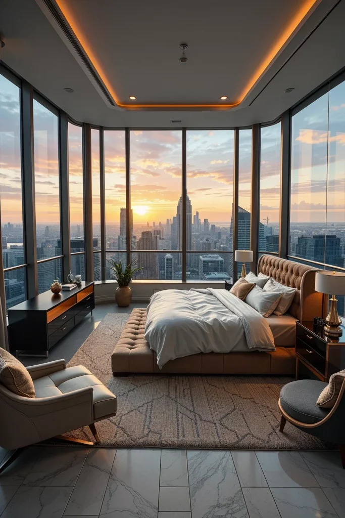 59 Luxury Penthouse Bedroom Ideas For A Sophisticated And Elegant Retreat