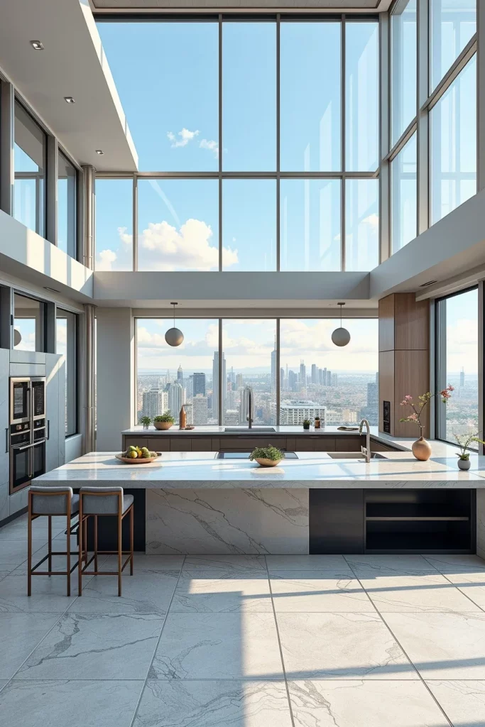 55 Luxury Penthouse Kitchen Ideas For A Sophisticated Modern Home