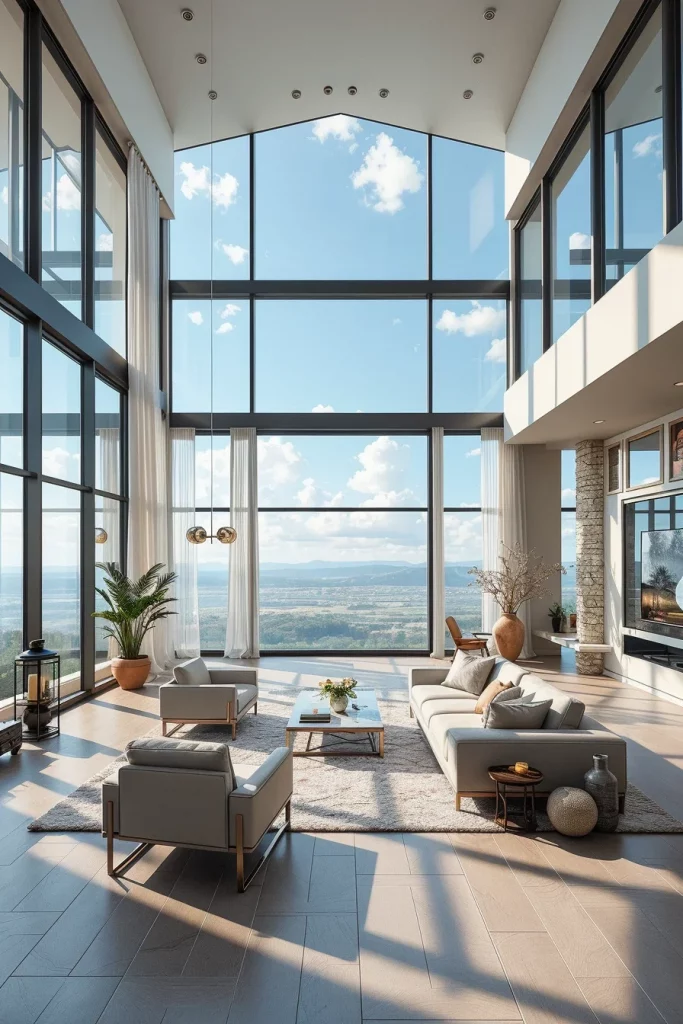 52 Floor-To-Ceiling Windows Living Room Ideas For A Bright And Modern Home