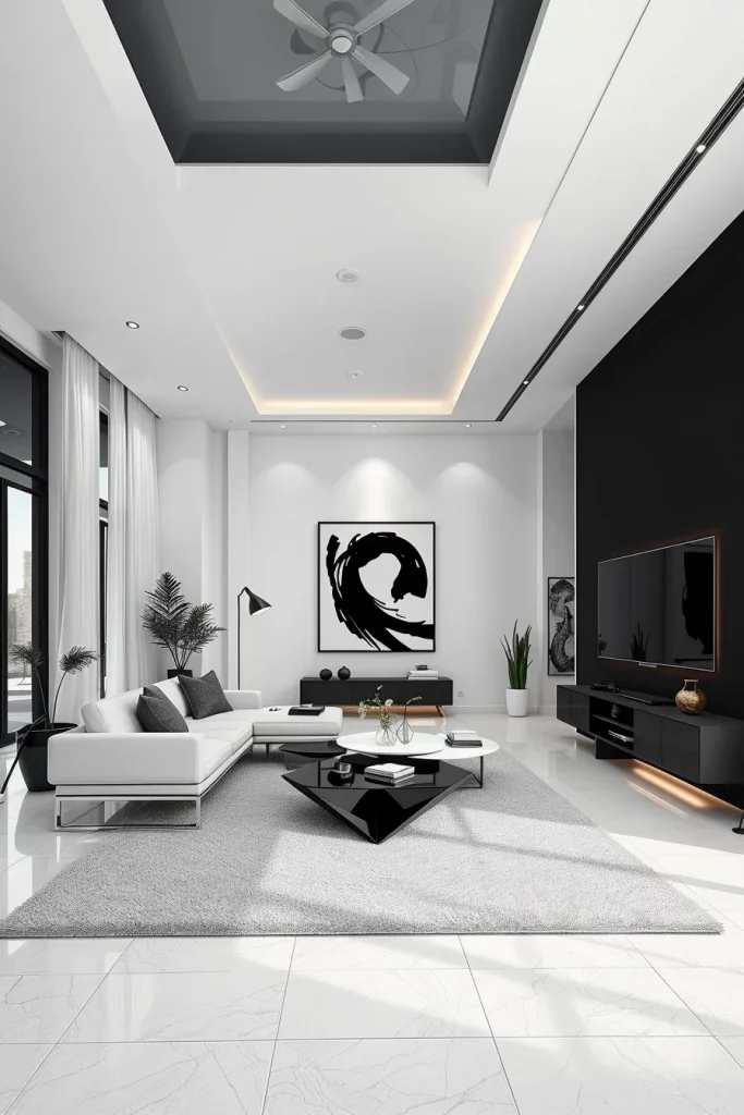58 Black And White Living Room Ideas To Create A Timeless And Stylish Space