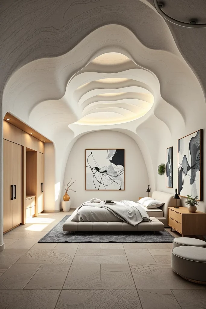 58 Sculptural And Artistic Modern Bedroom Ideas For A Creative Luxury Retreat