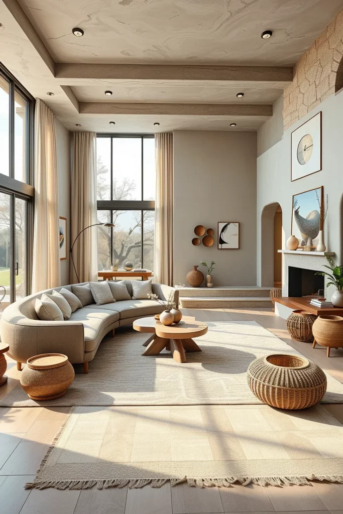 57 Organic Modern Living Room Ideas For A Stylish And Timeless Home