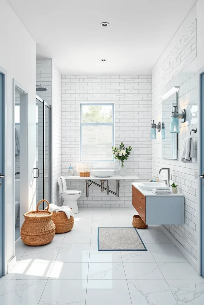 59 Blue And White Bathroom Decor Ideas For A Stylish And Timeless Space