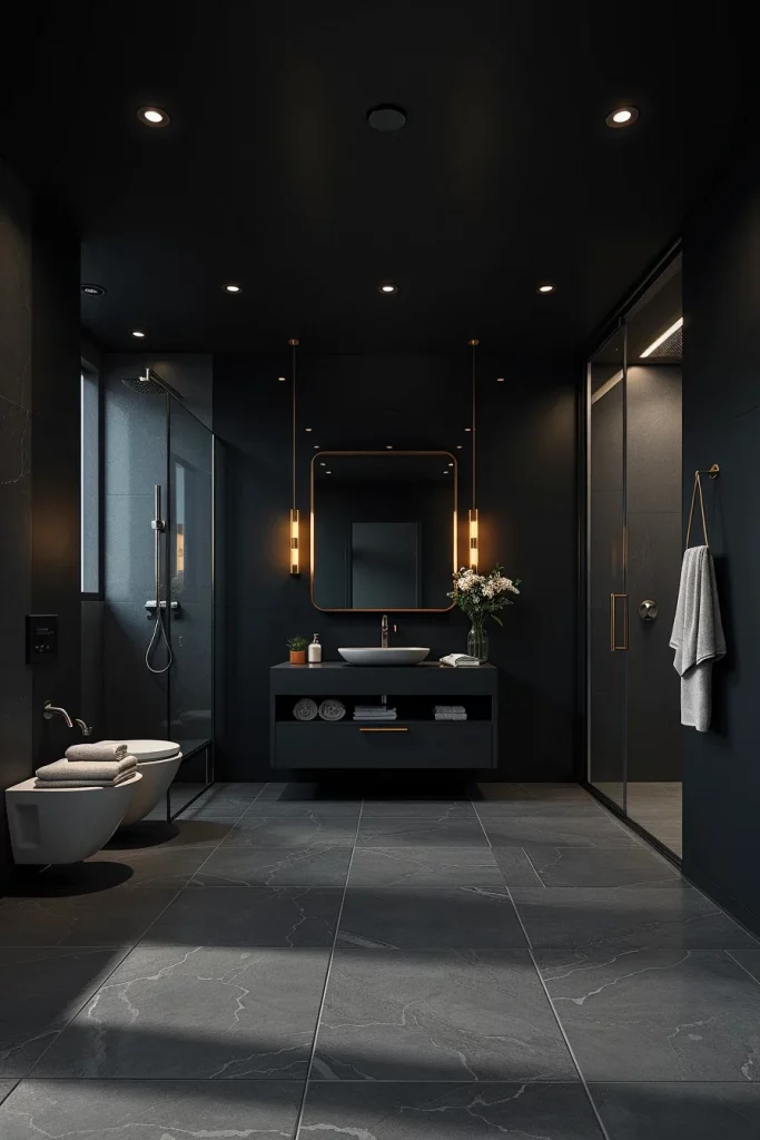 60 Luxury Black Bathroom Styling Ideas For A Sophisticated And Elegant Space