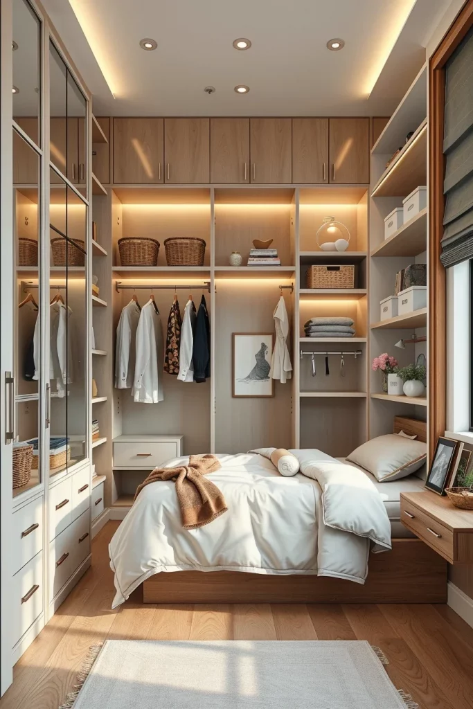 57 Small Bedroom Closet Organization Solutions To Maximize Every Inch Of Space