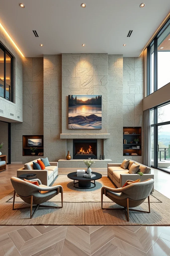 56 Statement Fireplace Living Room Ideas To Create A Stunning Focal Point