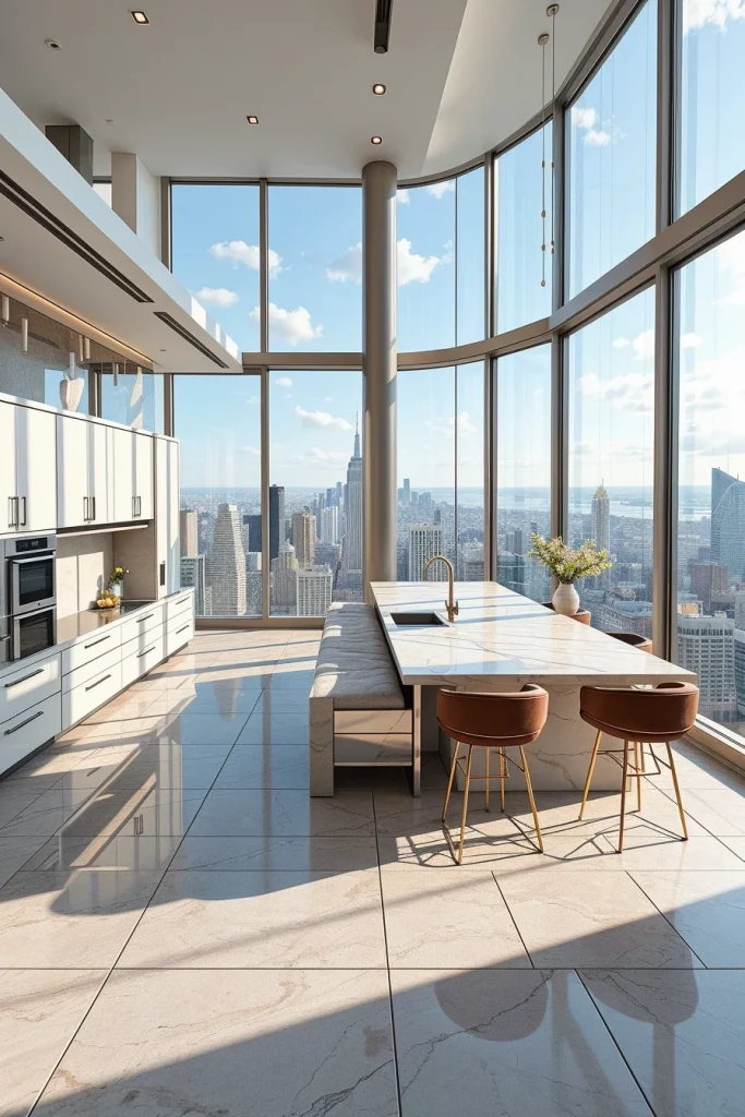 55 Luxury Penthouse Kitchen Ideas For A Sophisticated Modern Home