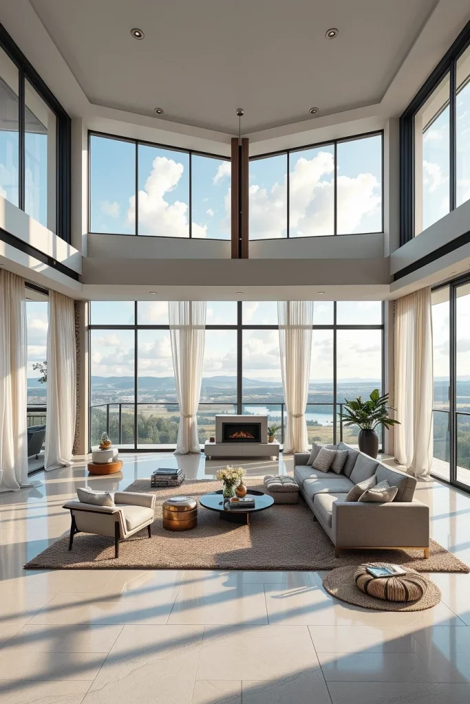 52 Floor-To-Ceiling Windows Living Room Ideas For A Bright And Modern Home