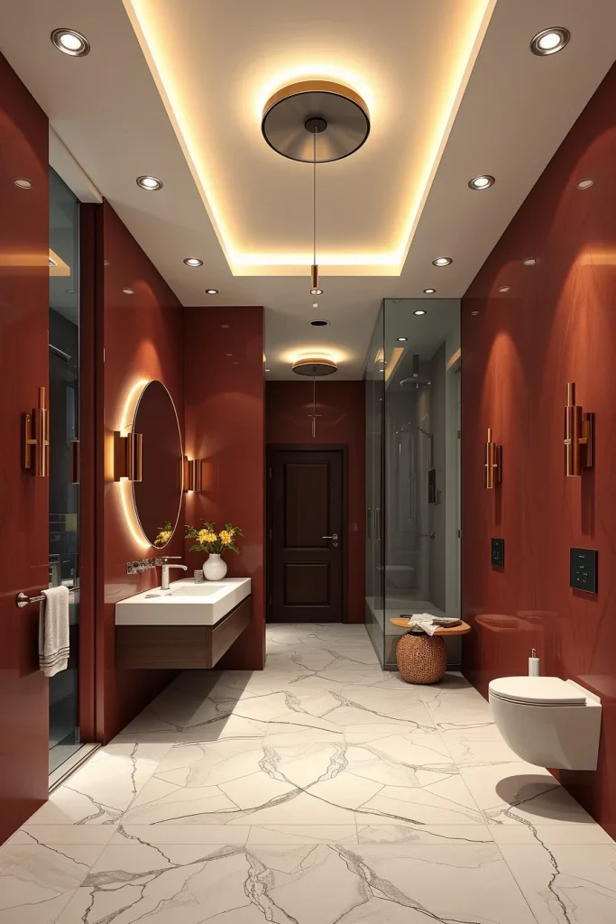 50 Modern Amaranth Bathroom Interior Design Ideas That Redefine Contemporary Style