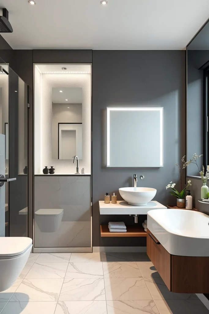 51 Space-Saving Bathroom Ideas To Maximize Style And Storage