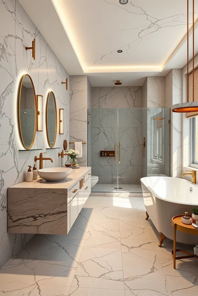 55 Natural Stone Bathrooms That Redefine Luxury And Style