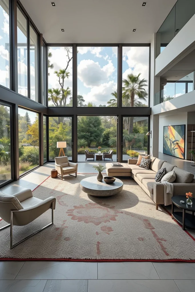 52 Floor-To-Ceiling Windows Living Room Ideas For A Bright And Modern Home