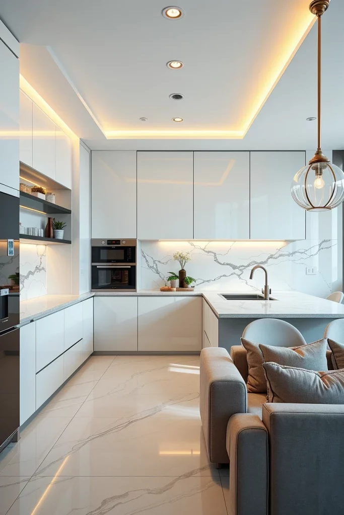 58 High Gloss Kitchen Ideas For A Sleek And Modern Home