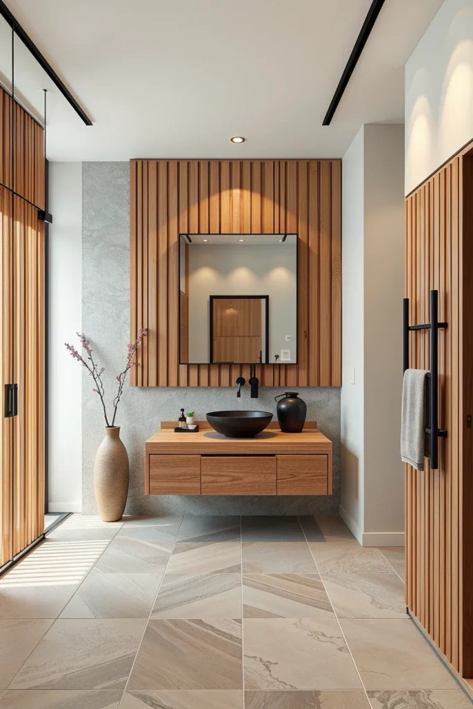 58 Japandi Bathroom Ideas To Create A Calm And Timeless Space