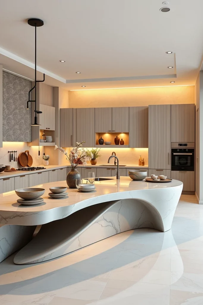 56 Sculptural Kitchen Ideas For A Modern Artistic Home